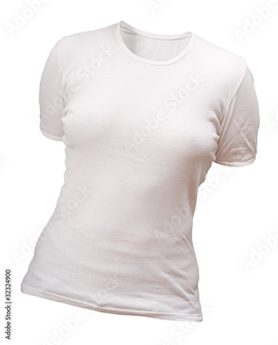 White blank t-shirt