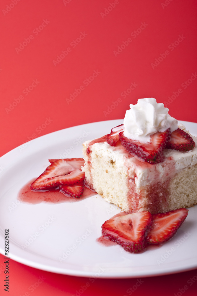 Obraz na plátně strawberry shortcake