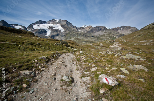 footpath in alps photo