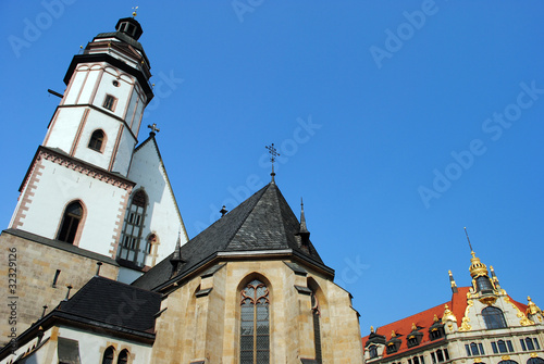 Thomaskirche und vergoldetes Haus