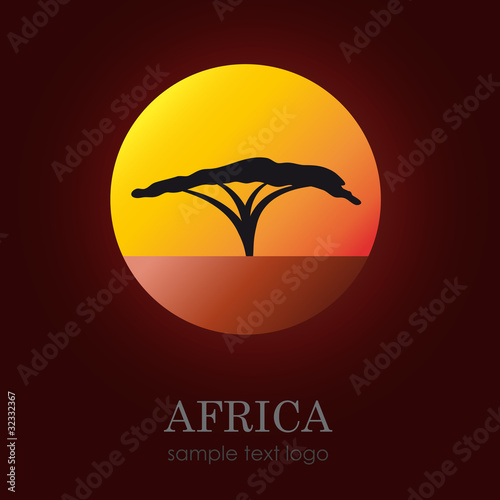 Logo African Safari # Vector