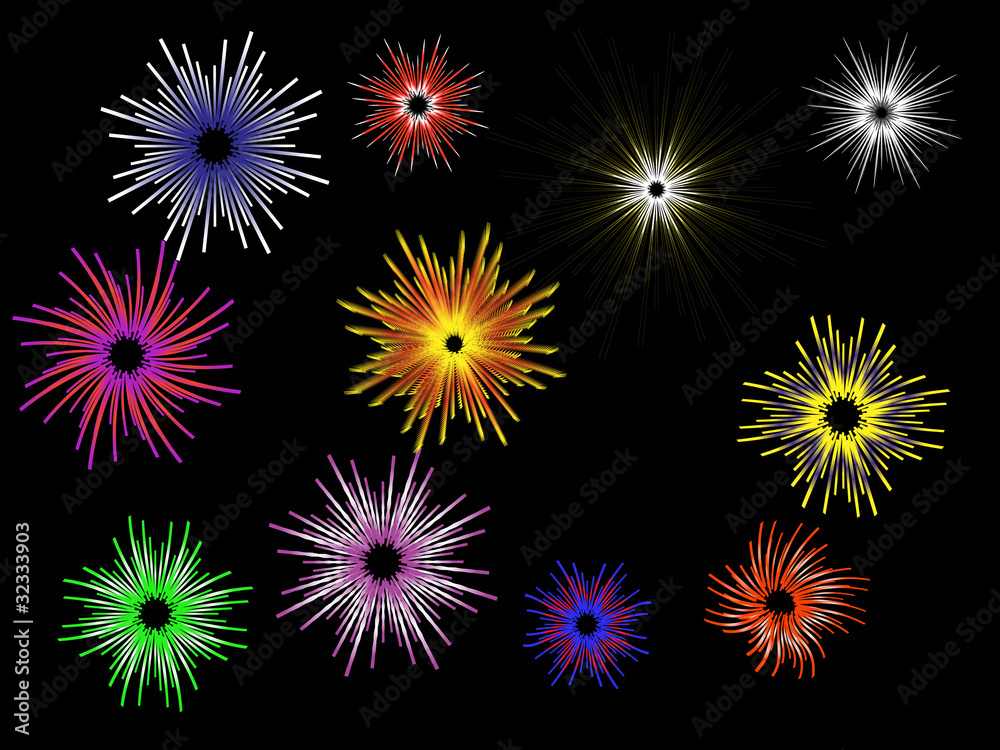 Buntes Feuerwerk - Equipment