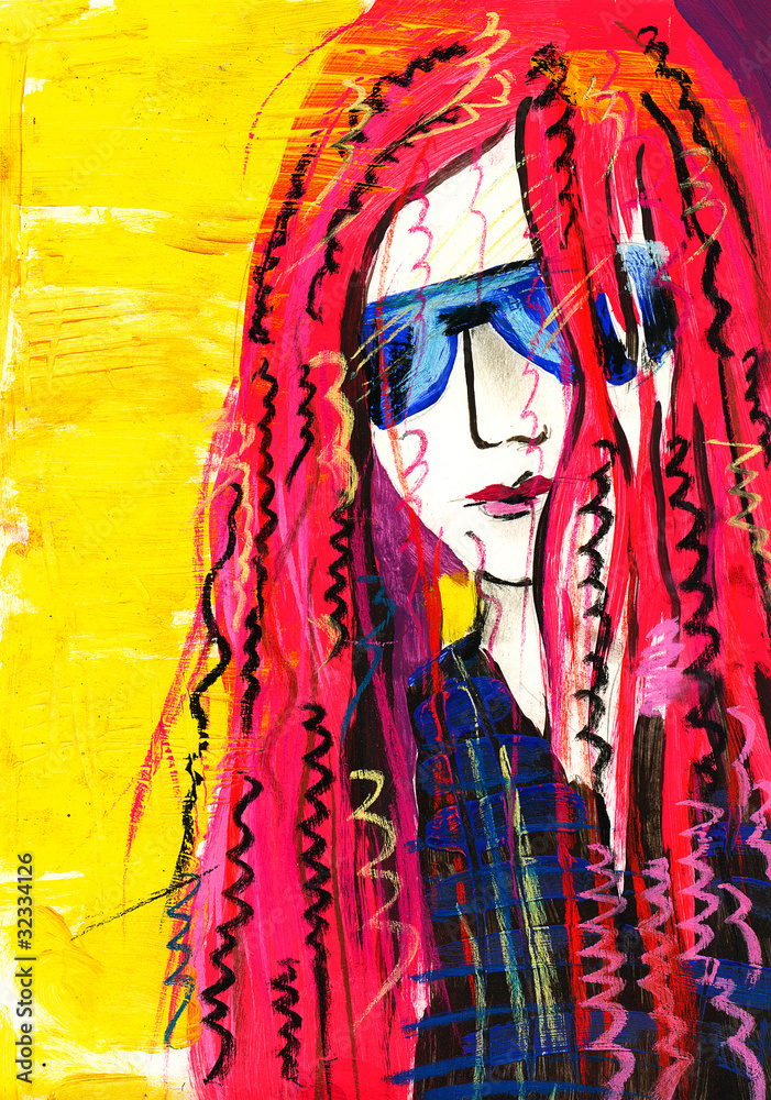 Fototapeta premium The club woman