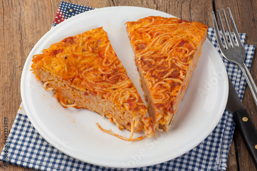 frittata di spaghetti