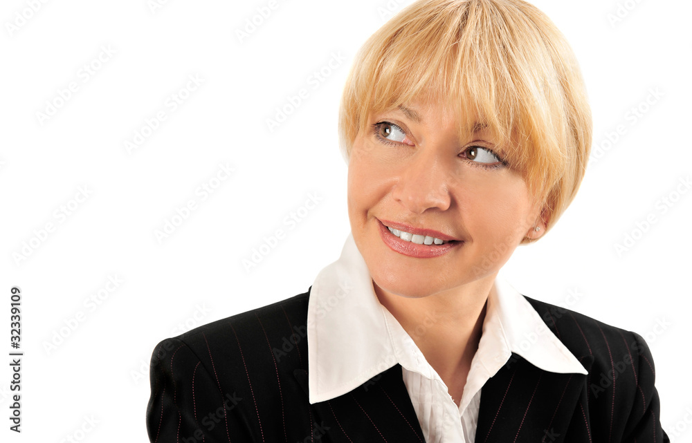 Portrait of an attractive business woman. Portrait of an attractive business woman.