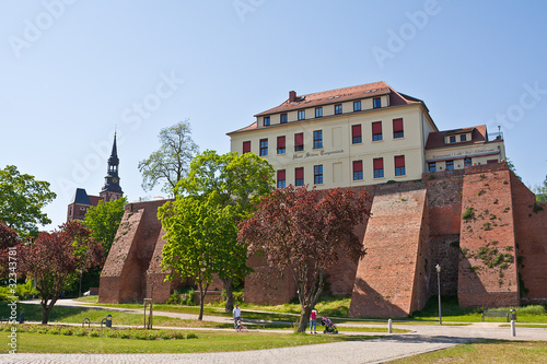 Obraz na płótnie Schloss Tangermünde 2 w salonie