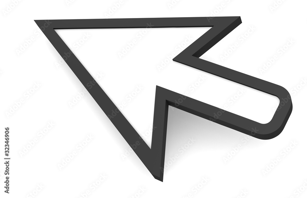 Mouse Cursor, Black. 2011 Edition