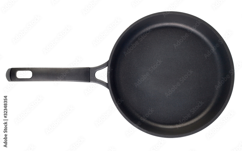 Frying pan isolated on white background Frying pan isolated on white background