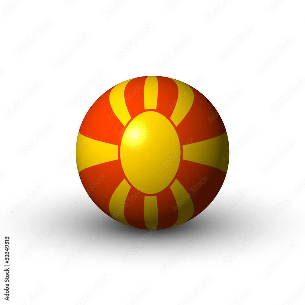 Obraz premium Flagge Mazedonien