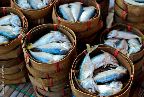 Fresh mackerel in market © zmkstudio