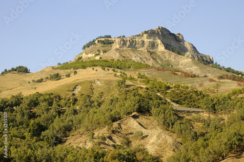 The Countryside of Central Sicily Italy