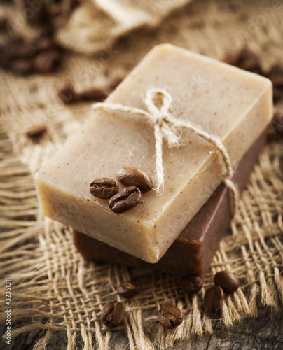 Coffee and Chocolate handmade soap. Organic spa