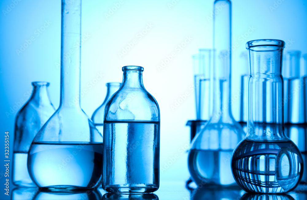 Glass in laboratory Glass in laboratory