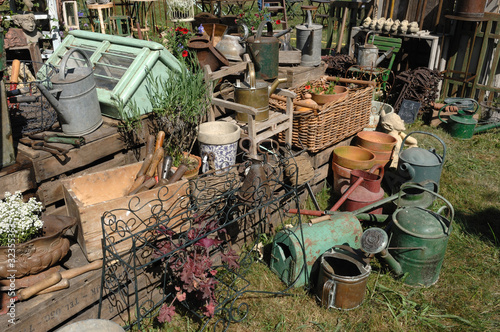 Naklejka brocante jardin