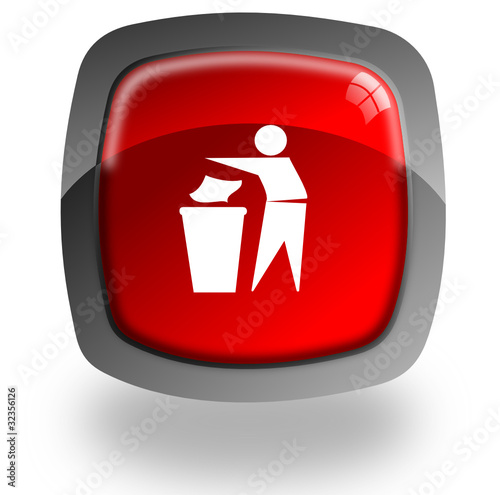 Recycle glossy icon