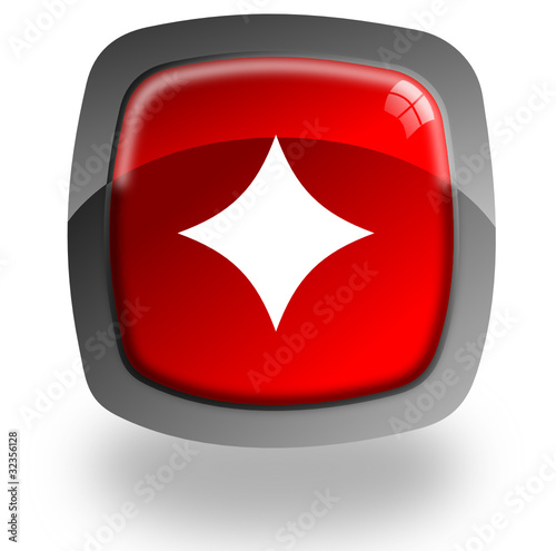 Card symbol glossy icon