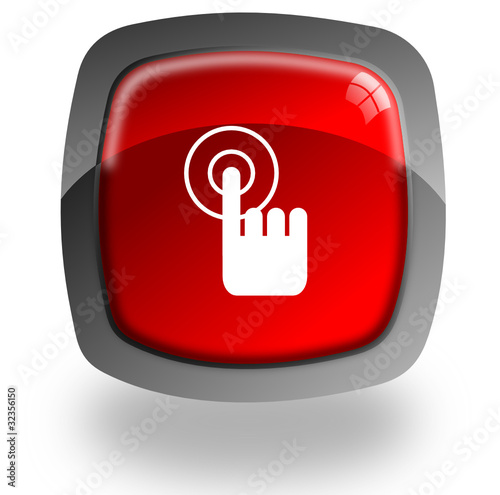 Touch function glossy icon