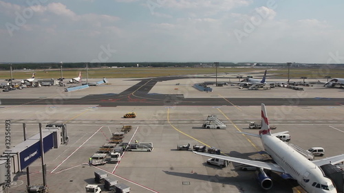 Flughafen Time lapse