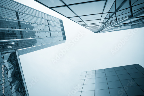 фотографія modern glass office building
