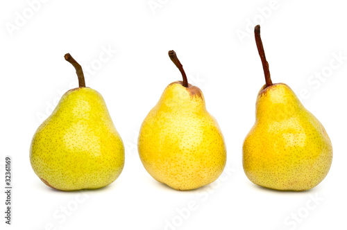 three Packham pears