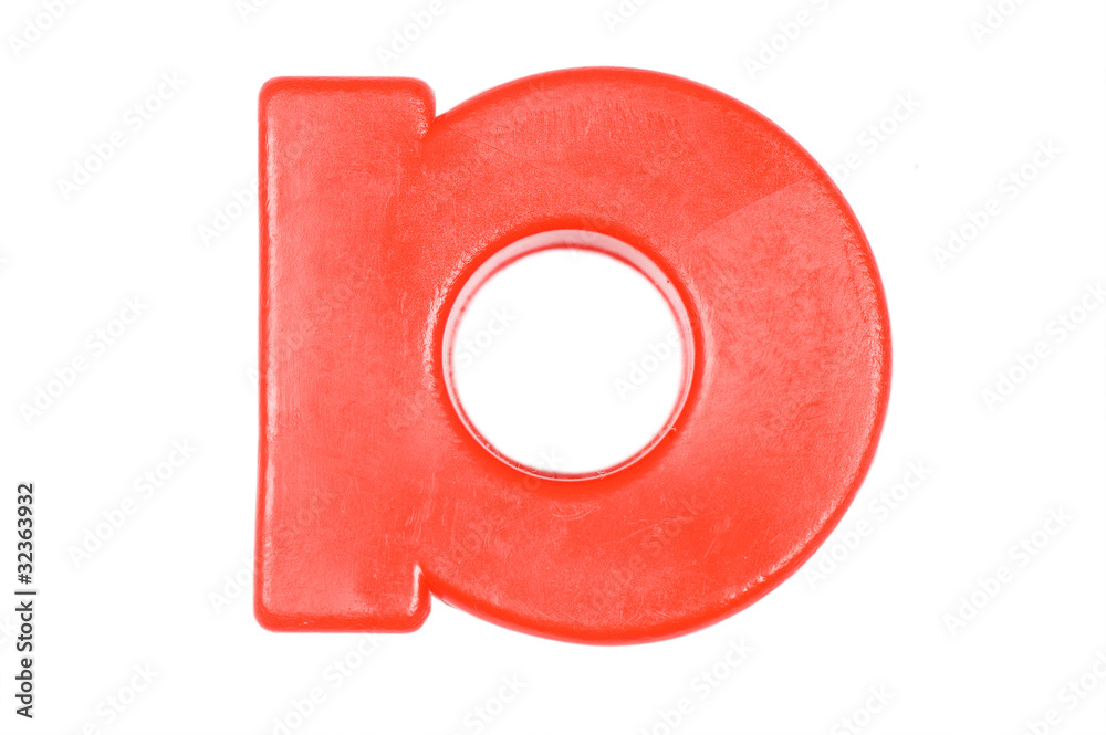Plastic English letters isolated on white Plastic English letters isolated on white