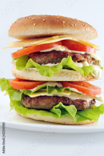 hamburger with cutlet © Denis Tabler