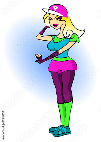 The girl