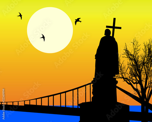 monument to St. Vladimir the Baptizer of Rus in Kiev