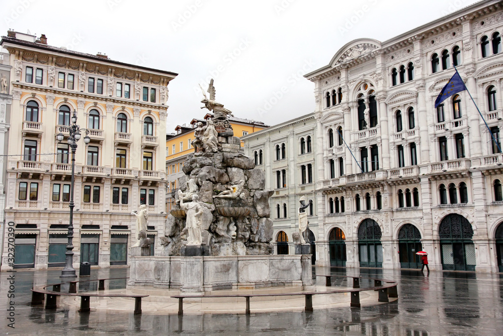 Piazza Unita, Trieste, Italia