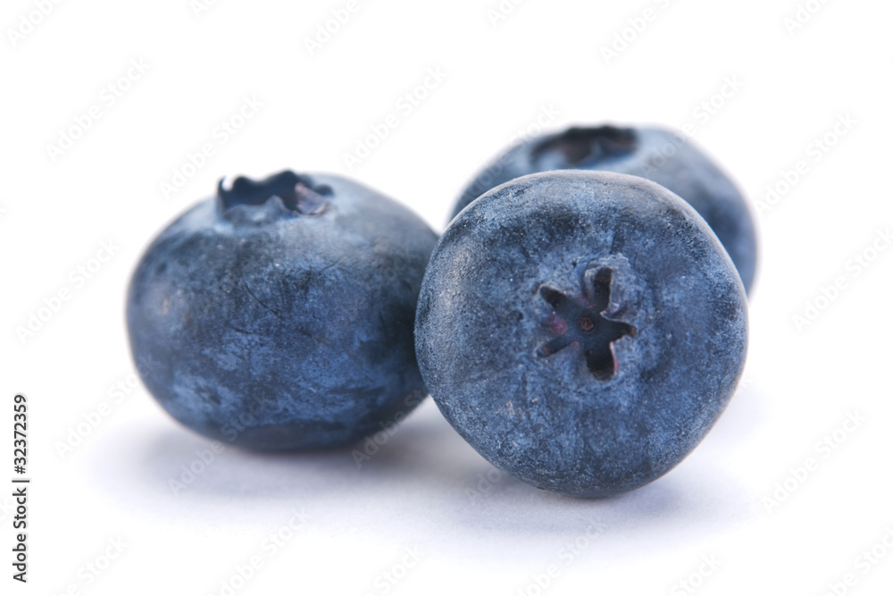 Blueberry berry closeup Blueberry berry closeup