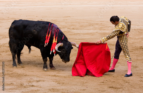 Bullfight in Barcelona photo