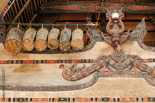 Indonesia, North Sumatra, Danau Toba, Batak house