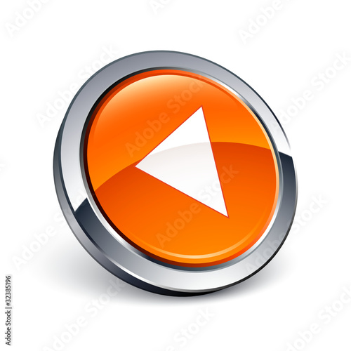 icône bouton internet flèche précédant retour