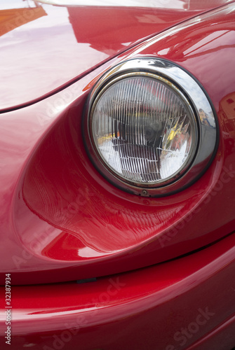 Vintage car headlight