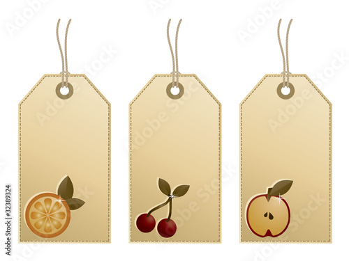fruit tags