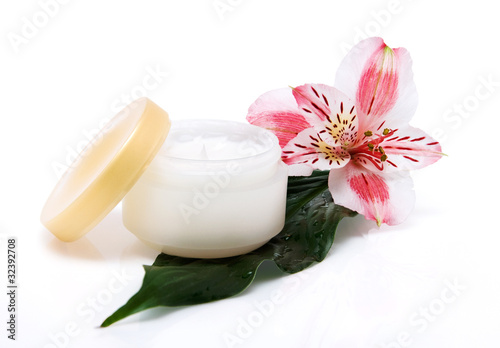 jar of a cosmetic cream