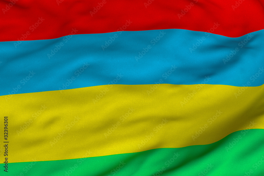 Obraz premium Mauritian Flag