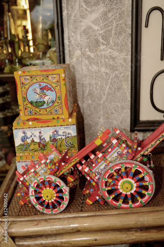 traditional items for sale in Sicily Italy photo