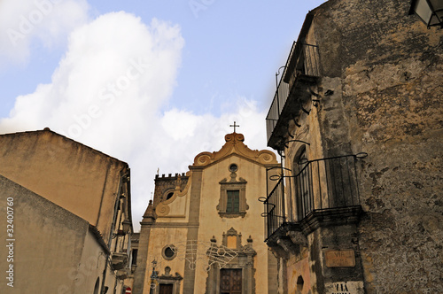 Forza D'Agro village in Sicily Italy photo
