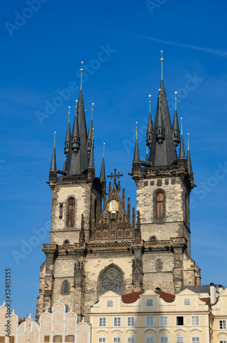 Church of our lady before Tyn  Prague  Czech Republic