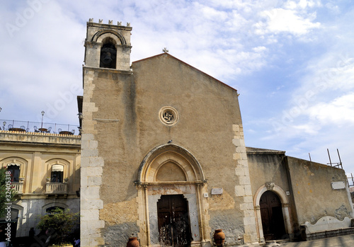 Parish church in Taormina Sicily Italy photo