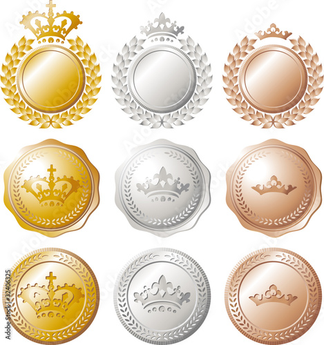 Ranking medal set