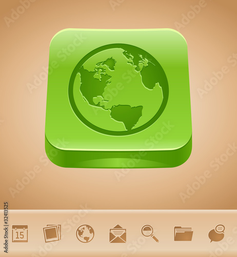 earth button