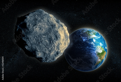 Large Asteroid closing in on Earth #32416104