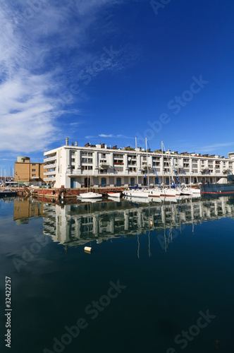 Darsena - dock in Genoa, Italy