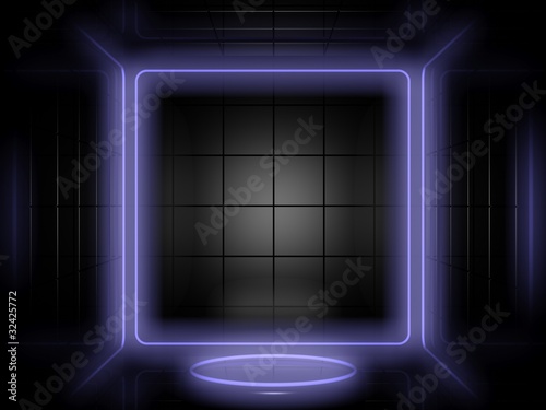 Quadro em tela Презентация товара с неоновым светом