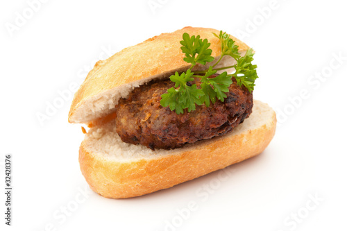 Frikadelle - Bulette, Brötchen und Petersilie