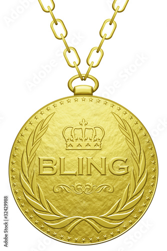 "Bling" Golden Medal