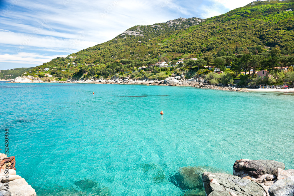 Sant'Andrea beach, Elba island.