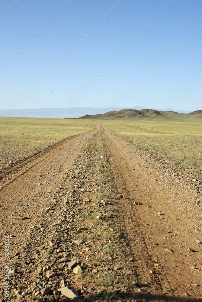 Piste, Mongolie